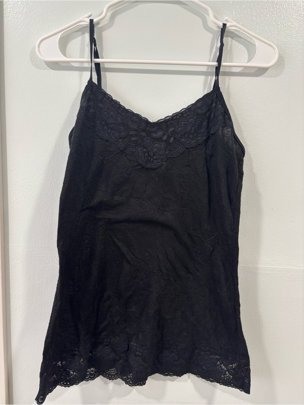 Maurices Black Lace-Trim Camisole